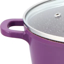 wonderchef Granite Die-Cast Non-Stick Pack of 3 Cook and Serve Casserole Set image 3
