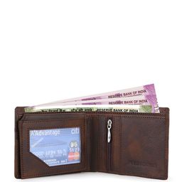 Provogue Men Textured PU Two Fold Wallet image 4