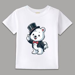 BLUSHES Kids Graphic Printed Round Neck Cotton T-shirt-image-104