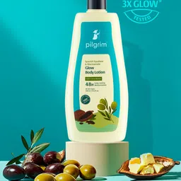 Pilgrim 3pc Spanish Squalane & Niacinamide Glow Body Lotion with Cocoa Butter - 400ml each image 3