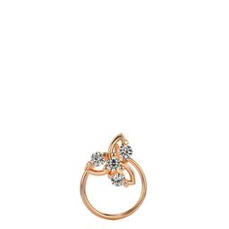 VALANOVA Women 18 Kt Gold Nosepin 0.34gms with Lab Grown Diamond 0.09cts-image-59