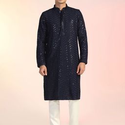 Prakatha Men Embroidered Kurta-52