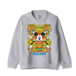 Wear Your Mind Kids Mickey Character Printed Cotton Sweatshirt-image-91