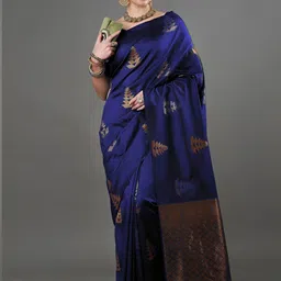 VASTRAHUT Woven Design Zari Banarasi Saree-picture-33