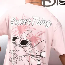 HIGHLANDER Disney Men Stitch Short Sleeve Oversized Drop Shoulder Tshirt-image-67