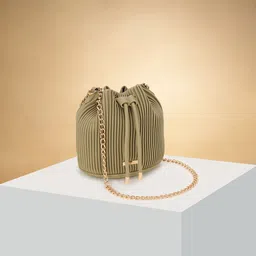Forever Glam by Pantaloons Colourblocked PU Structured Handheld Bag with Cut Work-20