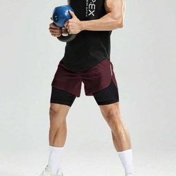culish Men Colourblocked Training or Gym Rapid-Dry Sports Shorts-image-86