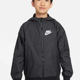 Nike Sportswear Boys Windrunner Big Kids Loose Hip-Length Hooded Jacket-image-99