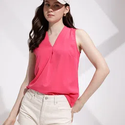 encore by INVICTUS V-Neck Sleeveless Top-image-71