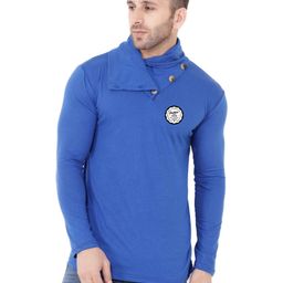 Blisstone Men Solid High Neck Slim Fit T-shirt-picture-32