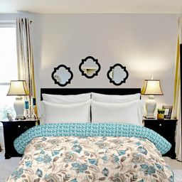 Anadhika 180 TC Blue And Beige Floral Printed AC Room Double Bed Dohar-image-20