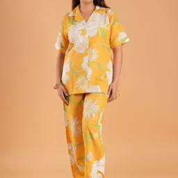 BAESD Printed Pure Cotton Shirt With Trousers Co-Ords-picture-36