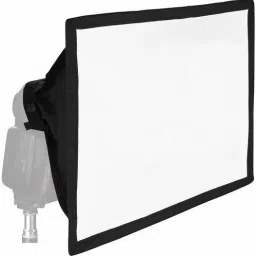 VTS Universal Flash Bounce Diffuser Reflector Soft Light Box Elastic Large Big Size Diffuser Softbox Dome Light Translucent for Flash/Speedlight (15cm X 17cm) Diffuser image 3