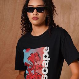 The Roadster Lifestyle Co Printed Cotton Tshirt-image-10