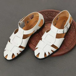 Ruosh Men Leather Clogs Sandals-image-48