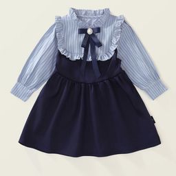 JC SPARKLE Girl Casual Puff Sleeve A-Line Cotton Dress-picture-16