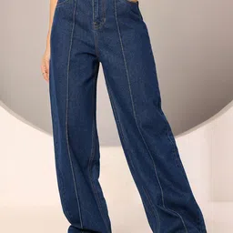 DOLCE CRUDO Women Wide Leg Jeans-picture-16