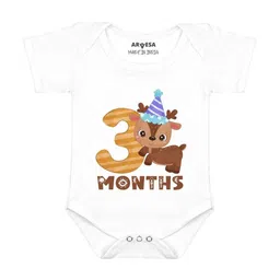 Arvesa 3 Month Baby Printed Bodysuit-image-65