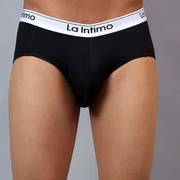 La Intimo Low-Rise Basic Briefs LXMUBR01BK-image-78