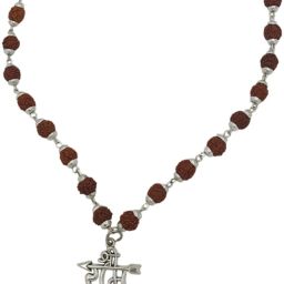 mala rudraksha beads Lockate for woman and men Ram Locket Silver Beads Brass, Wood Locket-image-33