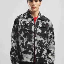 Overlays Men Brand Logo Quilted Jacket-36