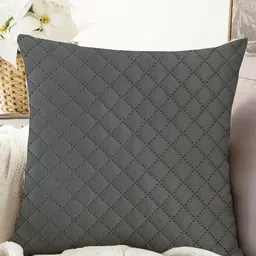 IVAZA Grey Velvet Square Cushion Covers-image-81