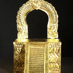 Exotic India Textured Ayyappan Throne With Stairs-image-33