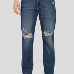 Underrated Club Men Pure Cotton Relaxed Fit Slash Knee Heavy Fade Jeans-image-41