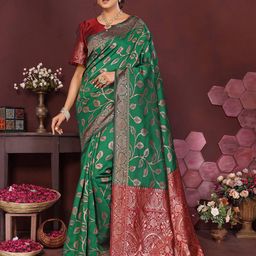 Varanga Woven Design Zari Banarasi Saree-picture-4