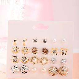 Bohey by KARATCART Contemporary Studs Earrings-12