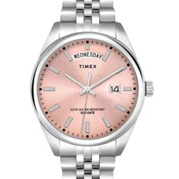 Timex Men Dial & Stainless Steel Straps Analogue Date Aperture Watch TWEG27101-62