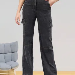 all about you Women Flared High-Rise Mildly Distressed Light Fade Stretchable Jeans-image-96