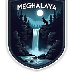 GIFTSHALA Meghalaya State Theme Souvenir Wooden Refrigerator Stylish Fridge Magnet-image-78