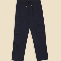 Allen Solly Junior Boys Regular Fit Mid-Rise Cargos Trousers-image-88