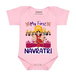 Arvesa My First Navratri Printed Bodysuit-image-24