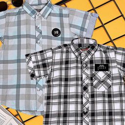 Killer Boys Classic Checked Casual Shirt-image-89