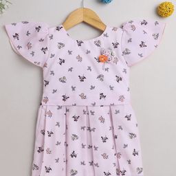 The Magic Wand Girls Flutter Sleeves Fit & Flare Dress-image-72