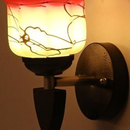 1ST TIME Pink & White Solid Glass Traditional Cylinder Wall Lamps Wall Lamps-picture-12