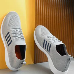 BIRDE Men Mesh Lace-Ups Walking Non-Marking Shoes-picture-28