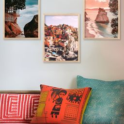 Kotart Brown & Peach-Coloured 3 Pieces Wooden Abstract Wall Arts-picture-20