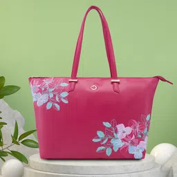 Caprese Floral Printed Oversized Structured Shoulder Bag image 1