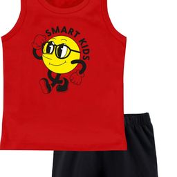 TRIANGLETEES Unisex Kids Printed T-shirt with Shorts-image-69