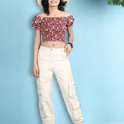 Cutiekins Girls Printed Top with Trousers-image-15