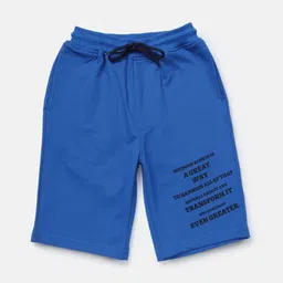 Gini and Jony Boys Typography Printed Shorts image 1