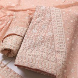 Meena Bazaar Embroidered Unstitched Dress Material-image-54