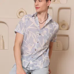 Style Matters Men Standard Floral Opaque Printed Casual Shirt-image-71