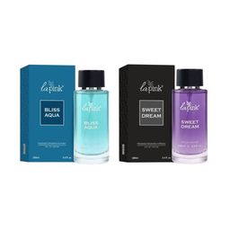 La Pink Set Of 2 Bliss Aqua Sweet Dream Long Lasting Eau De Parfum - 100 ml Each-88