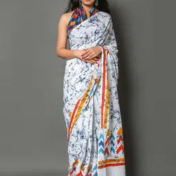 Dastkar Pure Cotton Block Print Saree-picture-20