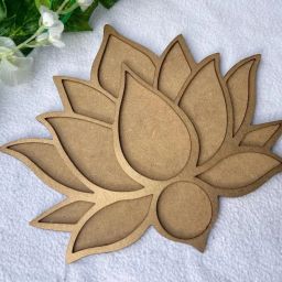 Wooden Lotus Flower Rangoli Stencil for Diwali – Eco-Friendly Reusable Wooden Cut-outs-image-13