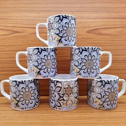 laghima jadon Multicoloured Ceramic Cups and Mugs Set of-29